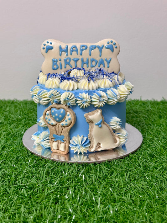 Birthday Cake - Blue