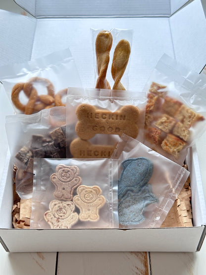 Sample Box – 7 Handcrafted Dog Treat Varieties